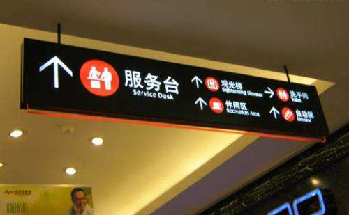 商場標(biāo)識標(biāo)牌